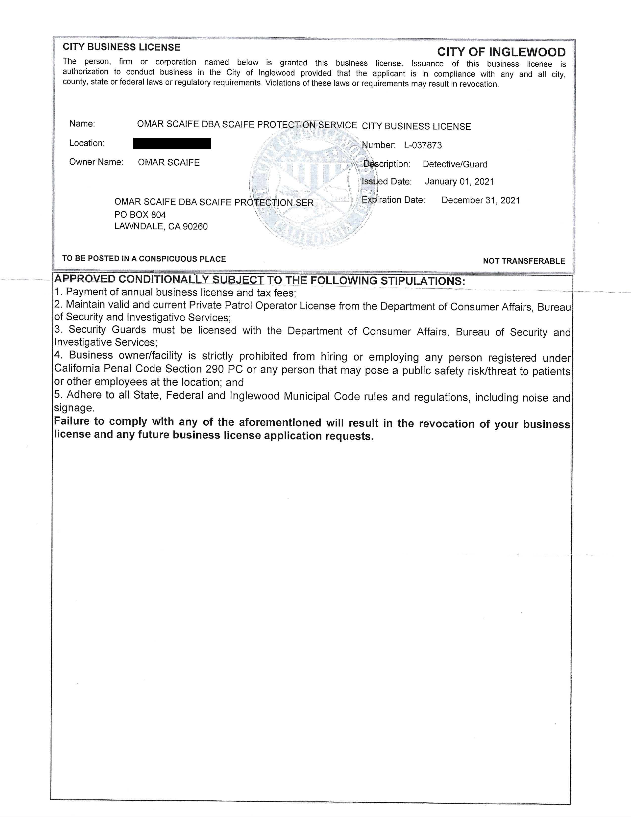 SECURITY GUARDS > About Us > Education